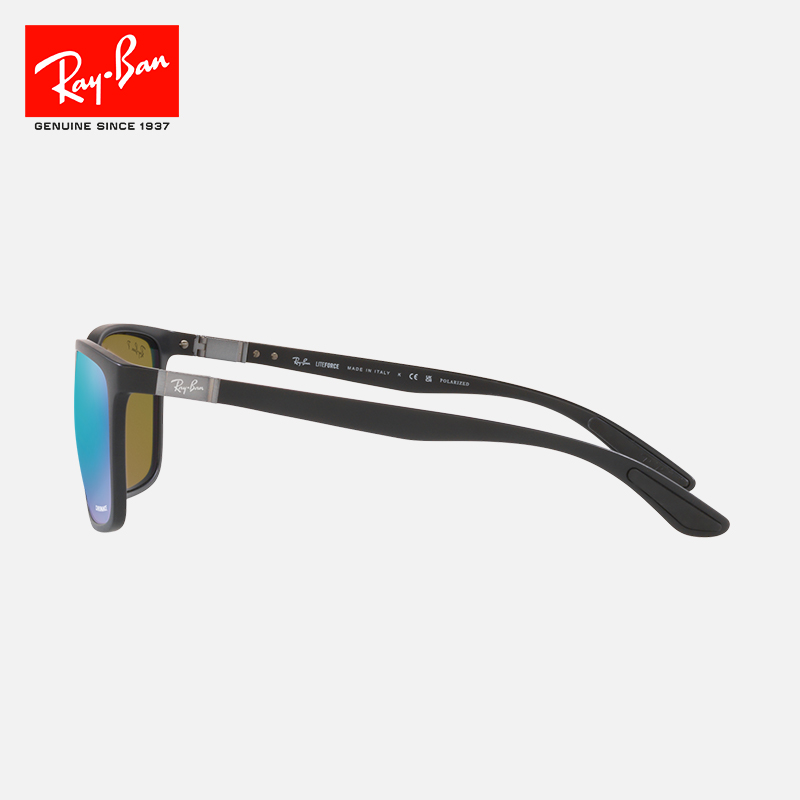 RayBan雷朋太阳镜康目色方框开车眼镜防晒时尚偏光男墨镜0RB4385 - 图2