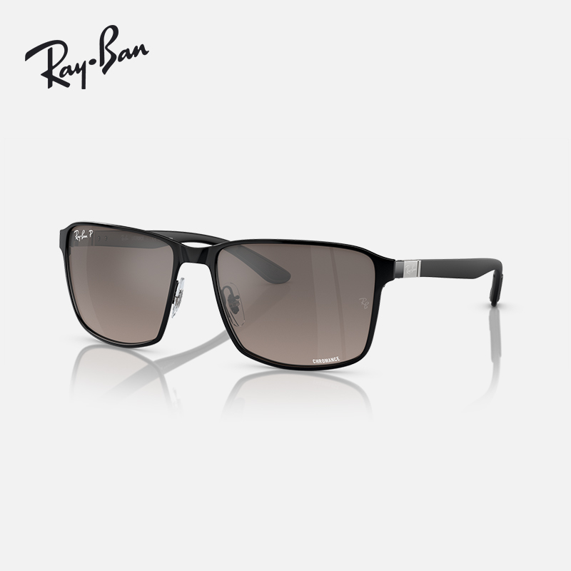 RayBan雷朋太阳镜方形框男士女款眼镜偏光时尚防晒墨镜0RB3721CH - 图0