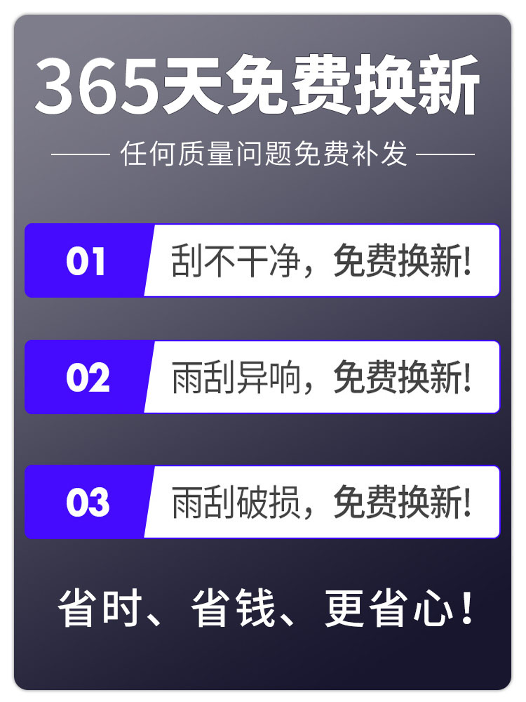 适用长城哈弗H2雨刮器原装哈佛H2S原厂无骨汽车胶条片前后雨刷条 - 图3