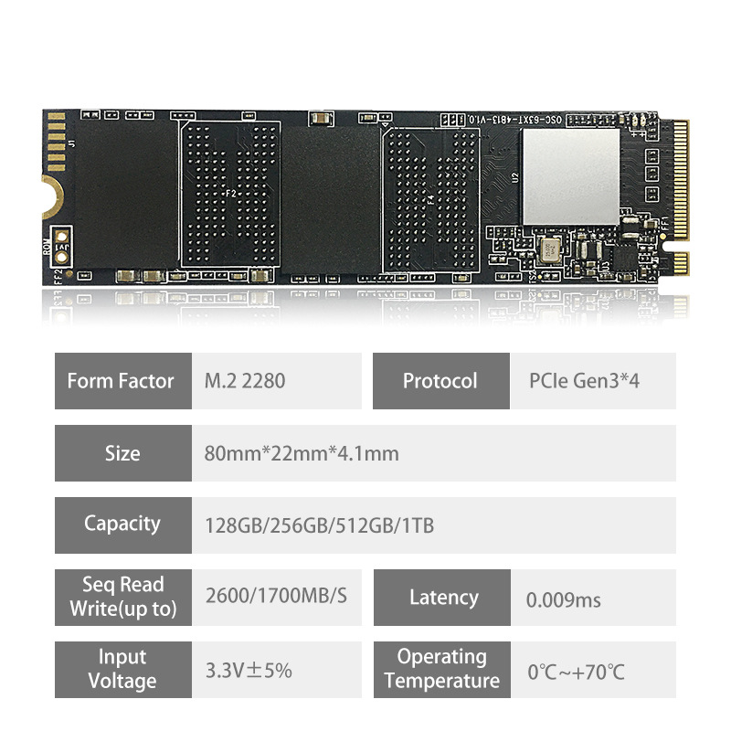 nvme固态硬盘ssd硬盘m2pcieSSD笔记本M.2NVME2280工厂 - 图1