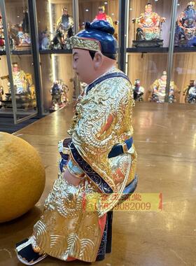 吴府吴王爷五府千岁神明金身5寸6脱身神像居家供奉玄关摆件香樟木