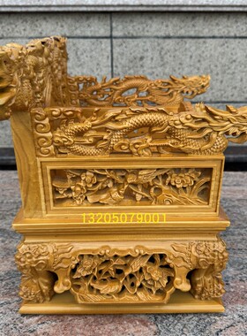 五龙椅木雕佛像座椅手轿手撵轿请椅神明龙椅辇轿神轿神像宝座手抱