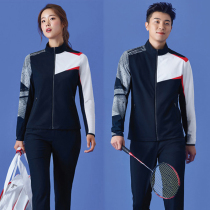 Autumn Winter Yy Badminton Suit Long Sleeve Men And Women Sports Suit Tennis Match Tennis Match Blouses Team Clothes Custom Imprint