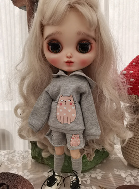 blythe小布娃娃衣服娃衣短裤套装