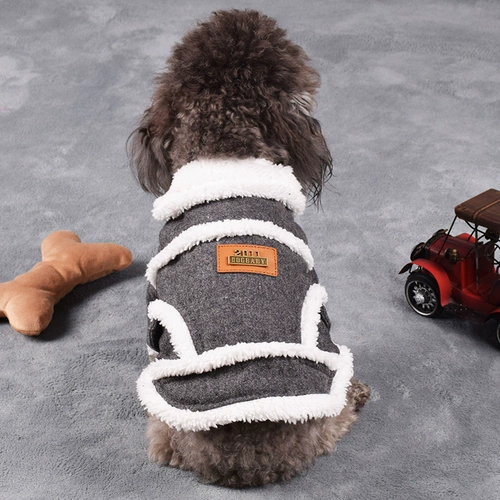Собачья одежда Зимняя одежда сгущенная плюшевая одежда