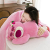 Cartoon plush toy pillow quilt dual-purpose three-in-one air conditioner quilt pillow car cushion pillow nap doll