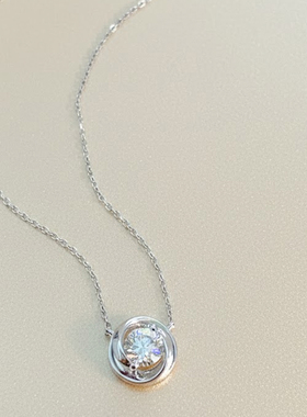 菲伊奇18K金0.4ct天然钻锁骨链