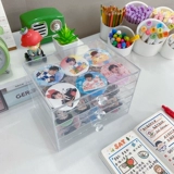 Настольная коробка для хранения, стенд, защитные карточки, планировщик