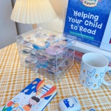 Настольная коробка для хранения, стенд, защитные карточки, планировщик