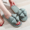 Qicai one-line non-slip European-style indoor home slippers