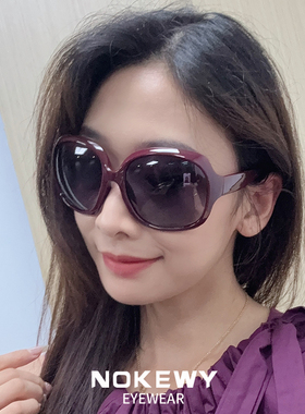 墨镜女2025年新款偏光太阳镜防紫外线高级感大圆脸开车专用眼镜女