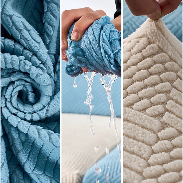Thickened elastic fabric sofa cover cushion, universal for all seasons