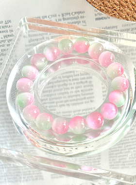 女猫眼石小清新百搭手链