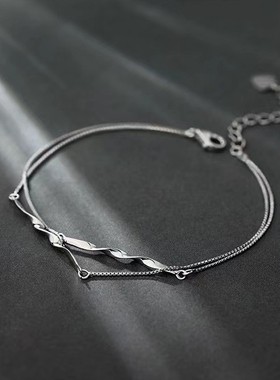 莫比乌斯双层手链小众生日礼物