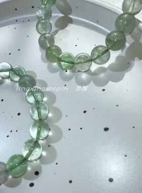 天然巴西绿发晶手链单圈