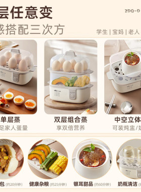 Bear小熊多功能双层蒸蛋器