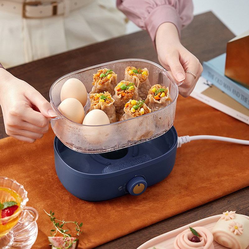 小熊家用小型自动断电双层煮蛋器 小熊宜家宜居煮蛋器/蒸蛋器