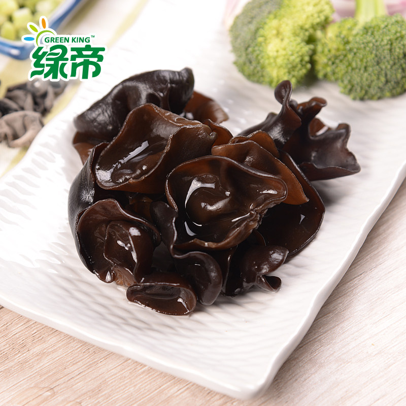 绿帝细138g东北野生无根秋木耳 津涎洪食品黑木耳