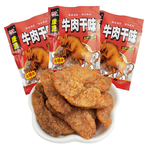酷牛康源牛肉干味新型豆制品豆干烧烤味8090怀旧零食校门口小食品 - 图3