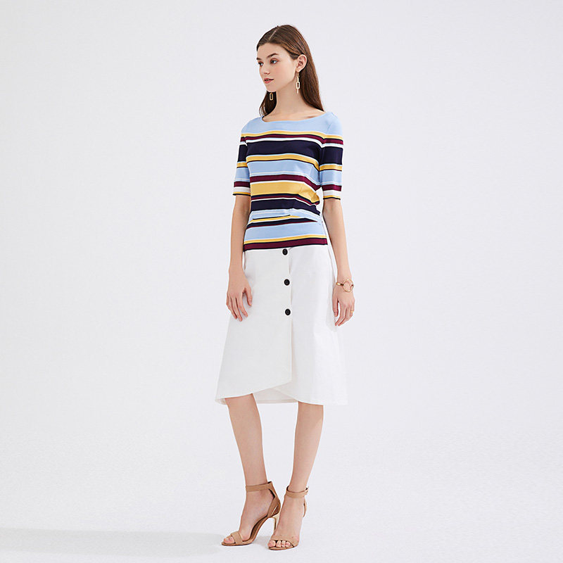 【商场同款】水云间低圆领夏季针织衫 sedate毛针织衫