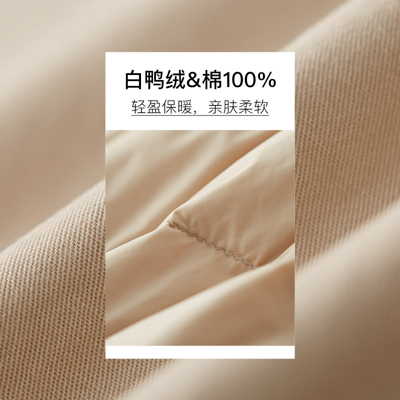 水云间连帽羽绒服女新款加厚白鸭绒 sedate羽绒服