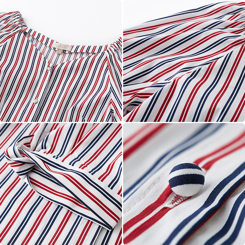 水云间短袖衬衫女设计感小众2020 sedate衬衫