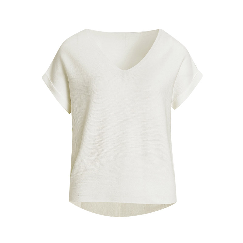 水云间薄款新款时尚气质v领针织衫 sedate毛衣