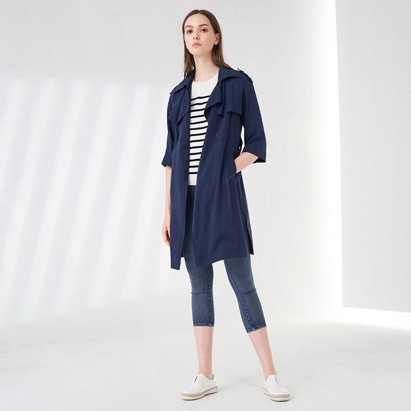 水云间新款春秋中长款英伦风风衣 sedate风衣