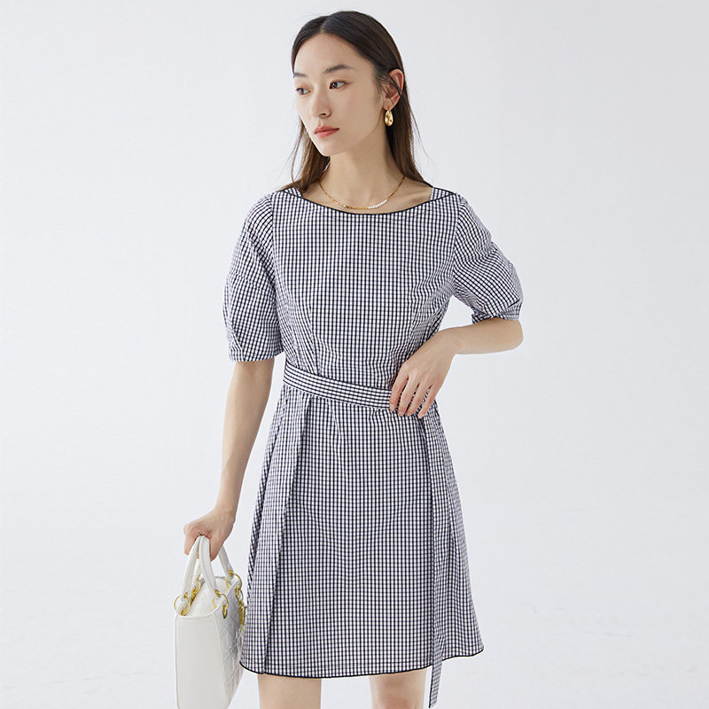 水云间2022夏季新款设计感连衣裙 sedate连衣裙