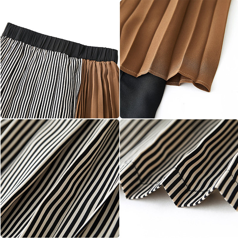 水云间雪纺女夏新款显瘦束腰半身裙 sedate半身裙