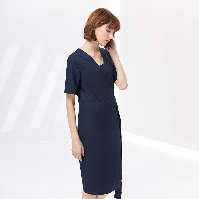 水云间夏季新款通勤ol气质连衣裙 sedate连衣裙