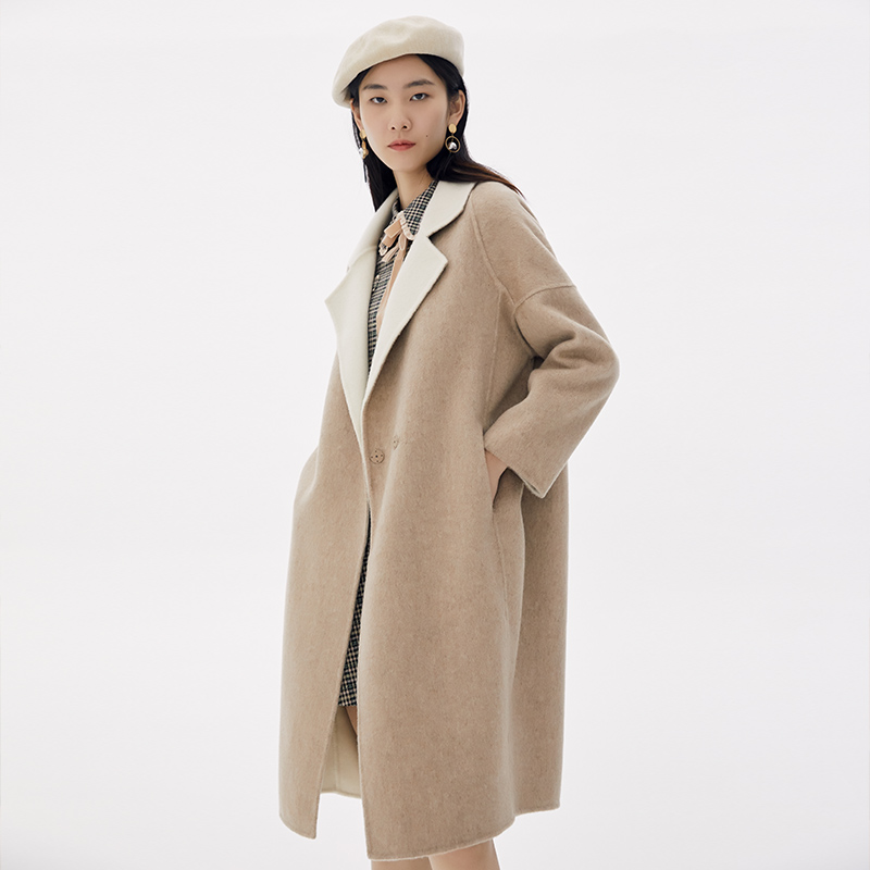 【商场同款】水云间毛呢春季女大衣 sedate毛呢外套