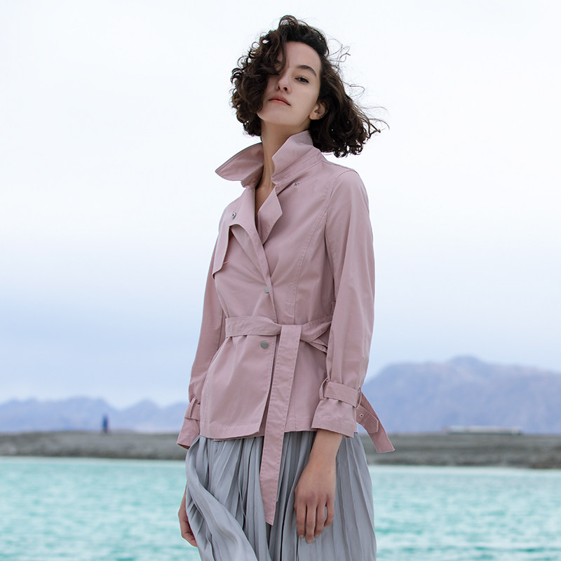 水云间单排扣宽松显瘦2020春秋风衣 sedate风衣