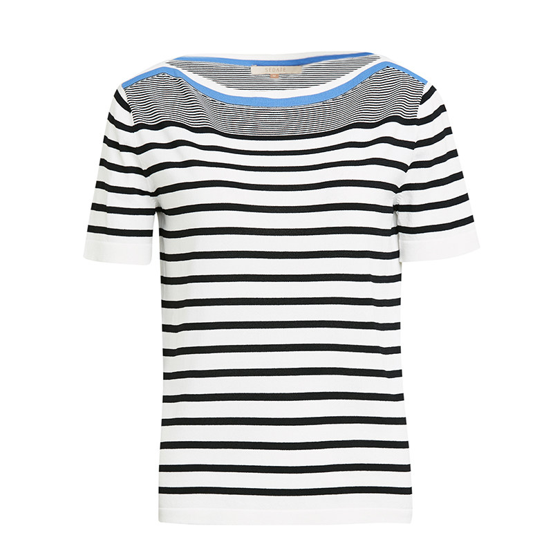 【商场同款】水云间韩版条纹夏季t恤 sedate毛衣