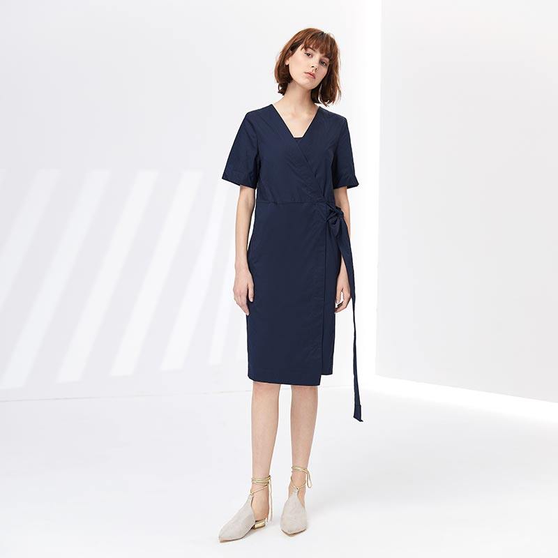 水云间夏季新款通勤ol气质连衣裙 sedate连衣裙