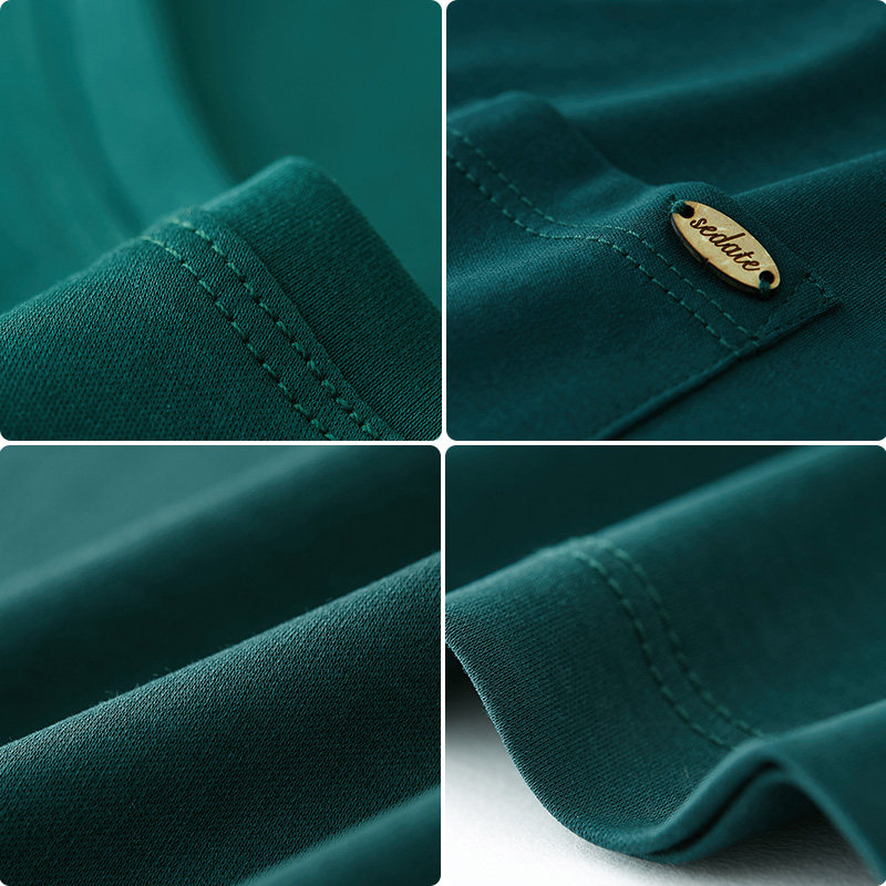 水云间夏季新款纯色短袖百搭t恤 sedateT恤