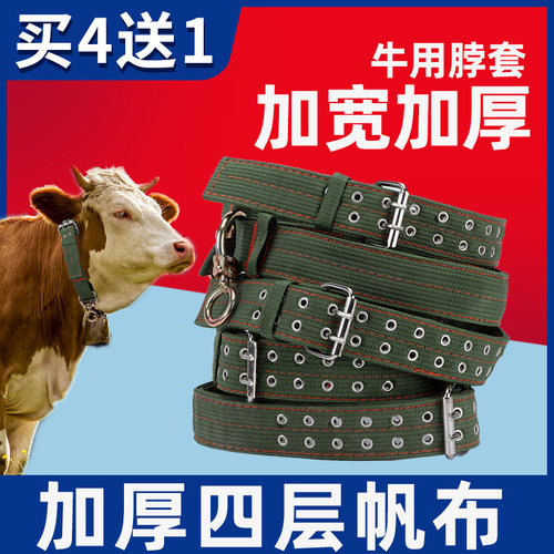 加厚栓牛脖套神器羊用项圈牛脖子套拴牛专用绳子新款牛龙头套绳子 - 图1