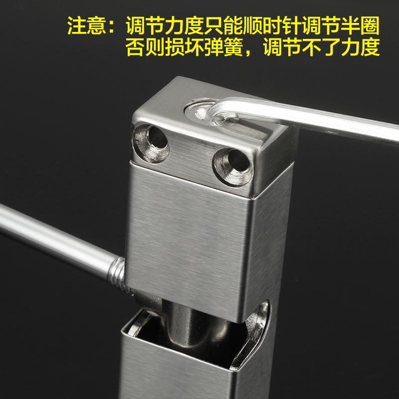 简易闭门器房门家用关门器轻型缓冲自动式弹簧闭合器静音闭门器 - 图2