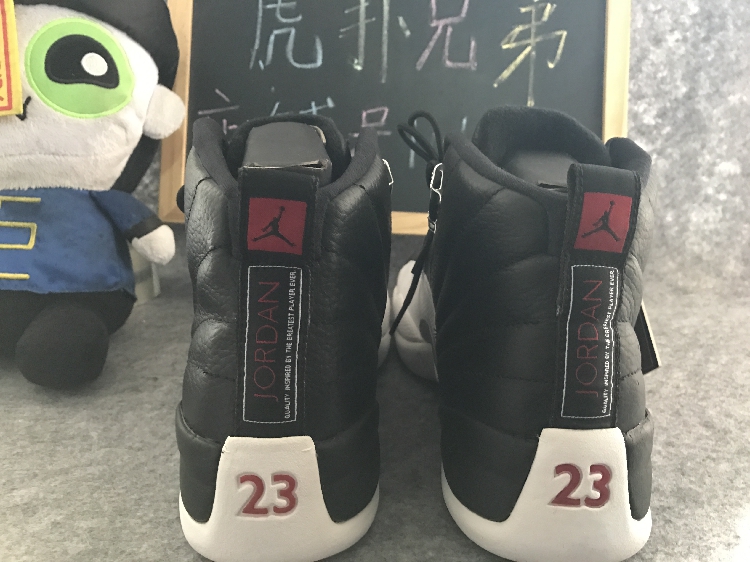 Air Jordan 12 playoffs AJ12 季后赛 乔12 黑白 银扣 130690-001