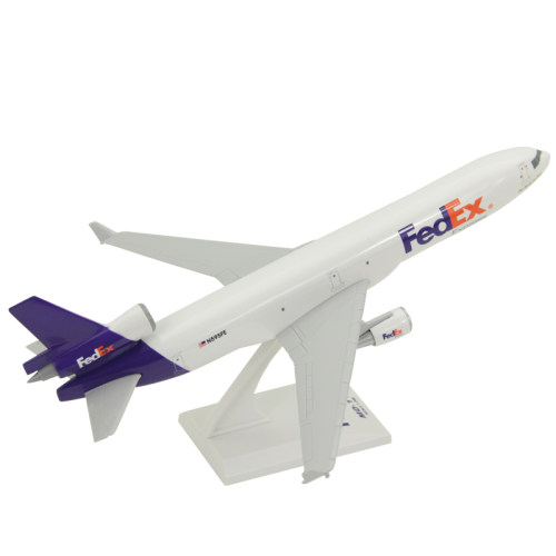 拼装飞机模型B777麦道MD-11联邦货运ATR72航模ABS客机礼品摆件 - 图3