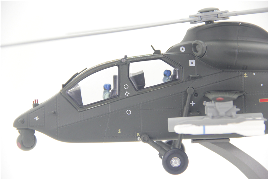 合金打造飞机模型 W Z19武装直升机 直-19 军事礼品摆件 1:48 - 图0