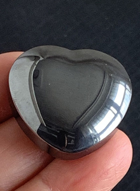 天然铁矿石心吊坠毛衣链