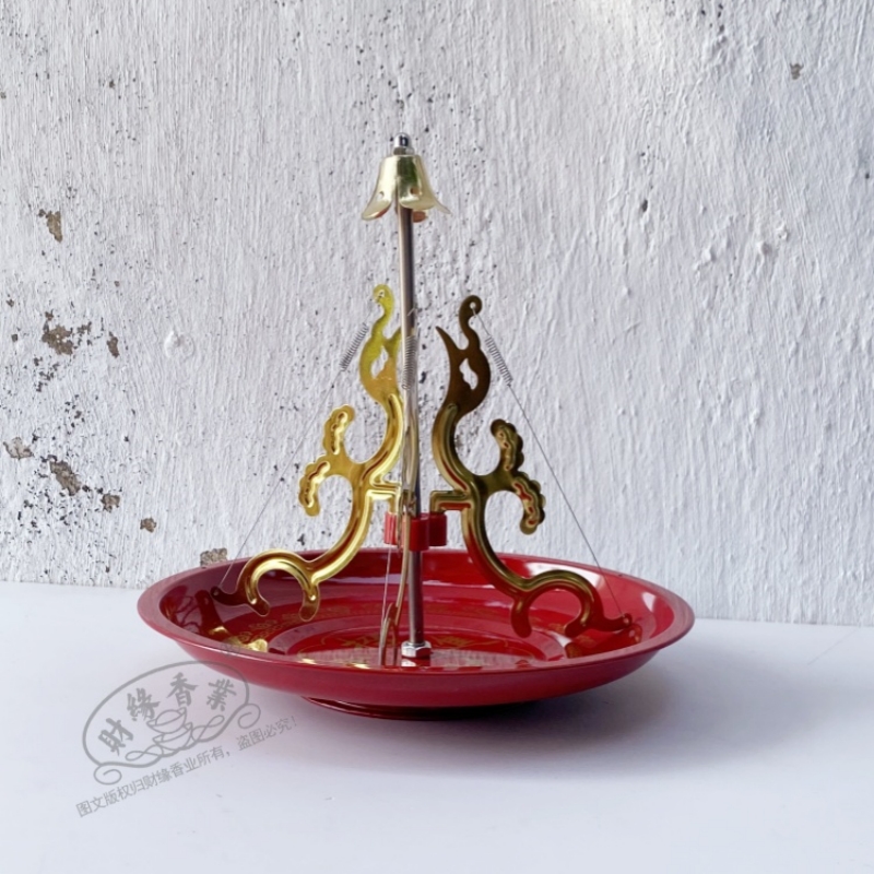 12/24小时盘香檀香支架接灰可伸缩防垂塑料卡扣款17.5cm香托盘架 - 图3