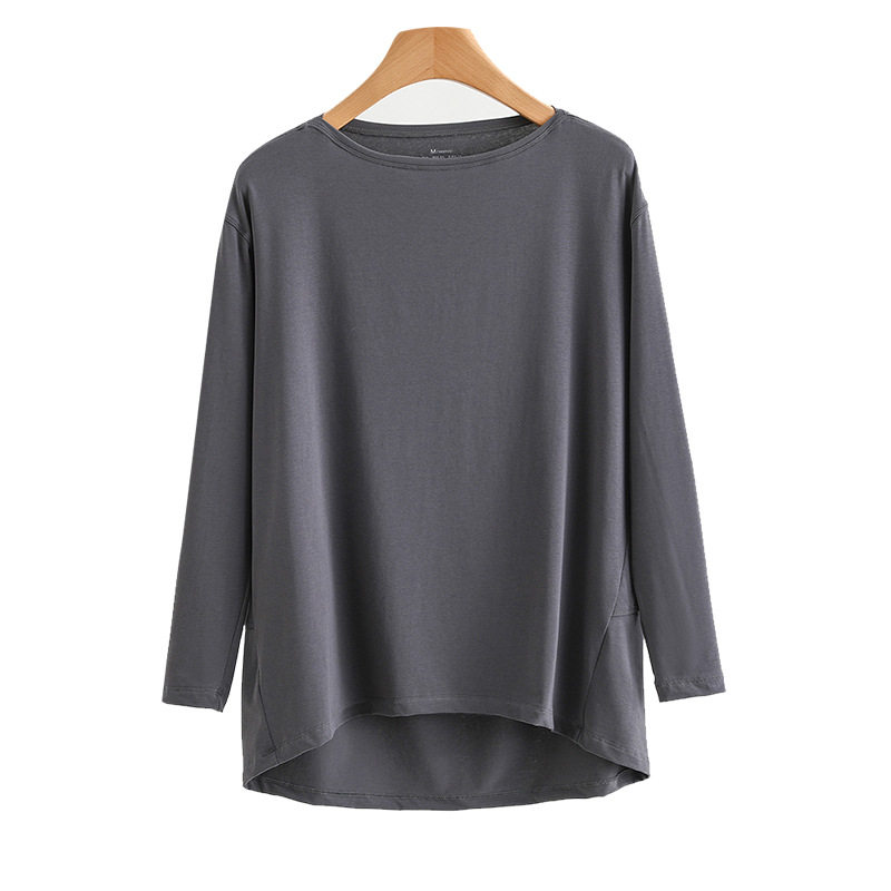 NG【60S精梳棉】秋季上衣女一字肩宽松女T恤衫潮牌瑜伽休闲长袖,淘宝优惠券,粉丝福利购,淘宝优惠卷