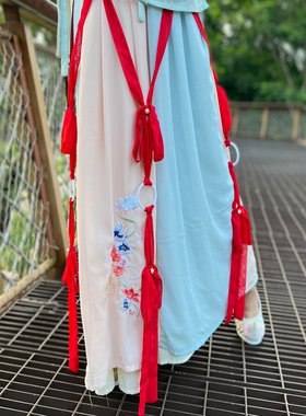 林黛玉同款汉服绶带神仙服配饰