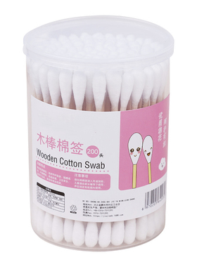 包邮化妆棉棒螺旋卸妆棉双头棉签