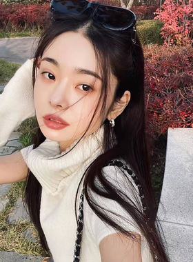 宋智雅同款白锆耳环简约百搭精致