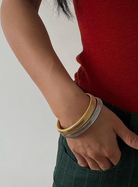 WEARRING条纹圆形手镯