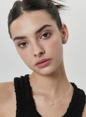 樱桃项链小众设计简约锁骨链