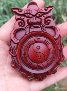 包邮新款工艺品时来运转绿檀
